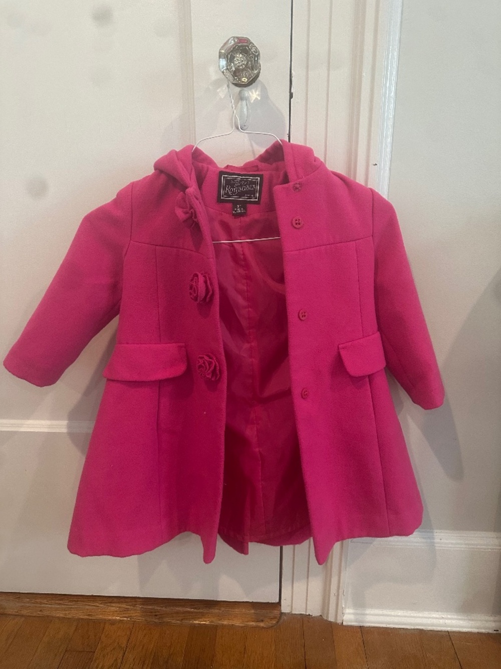 Pink Winter Dress Coat